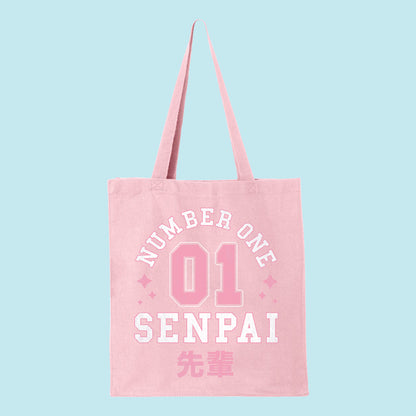 Number One Senpai Tote Bag