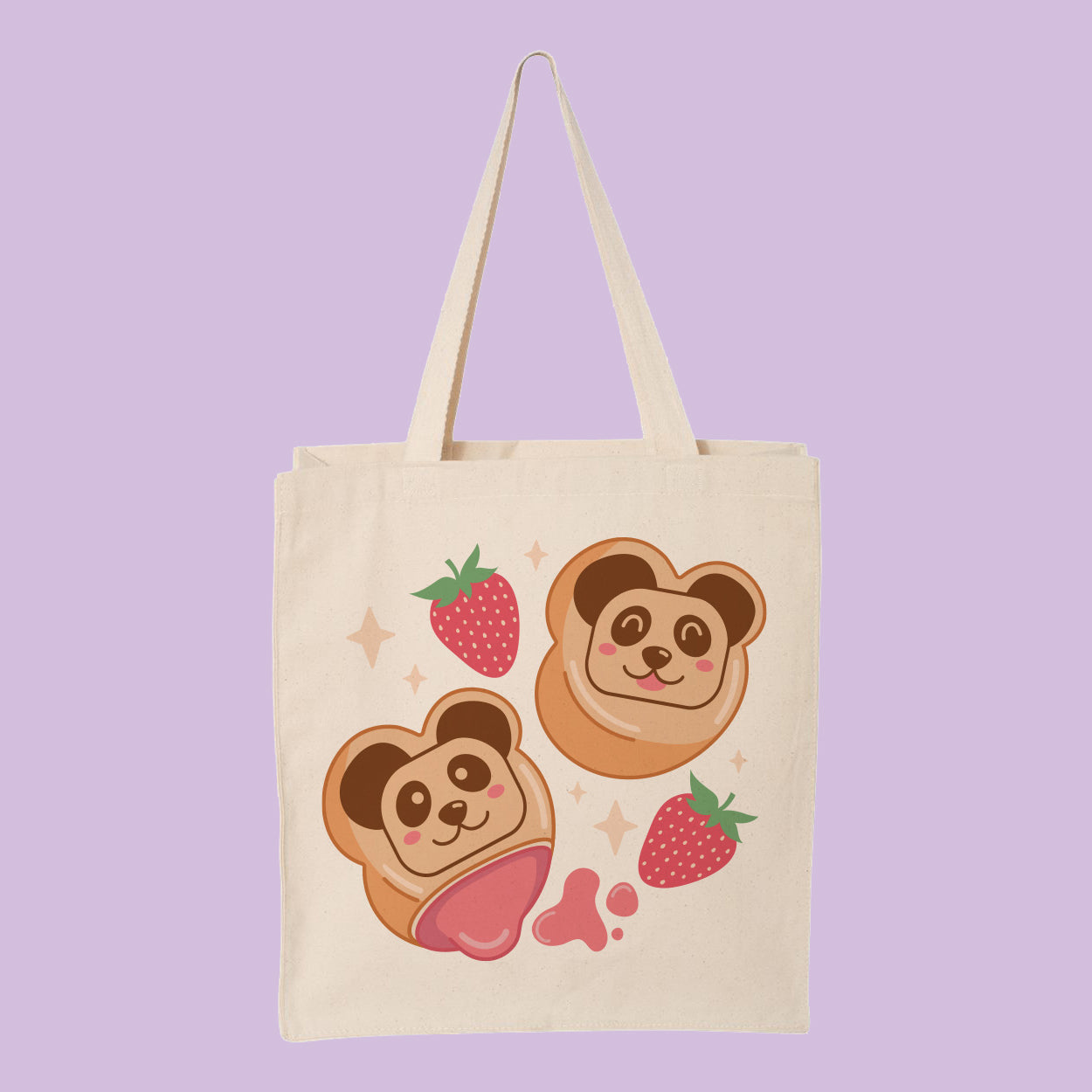 Panda Cookies Tote Bag