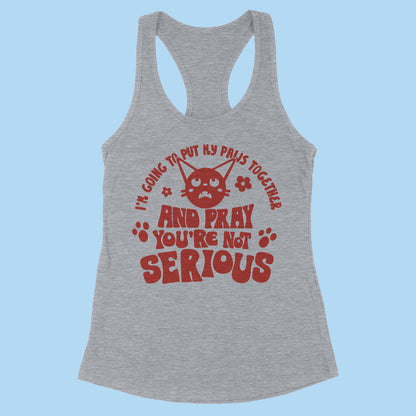 Put my Paws Together Racerback Tank