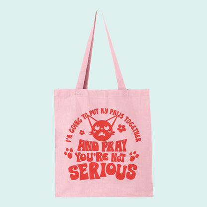 Put my Paws Together Tote Bag