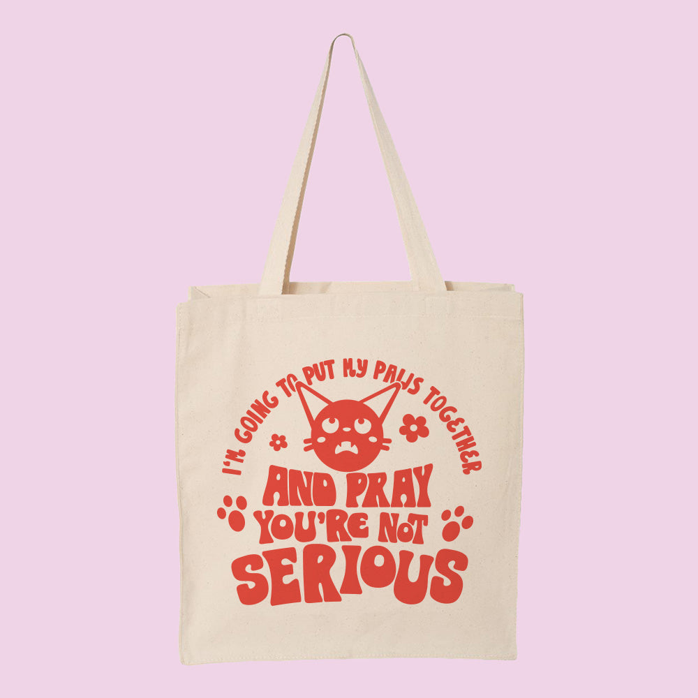 Put my Paws Together Tote Bag