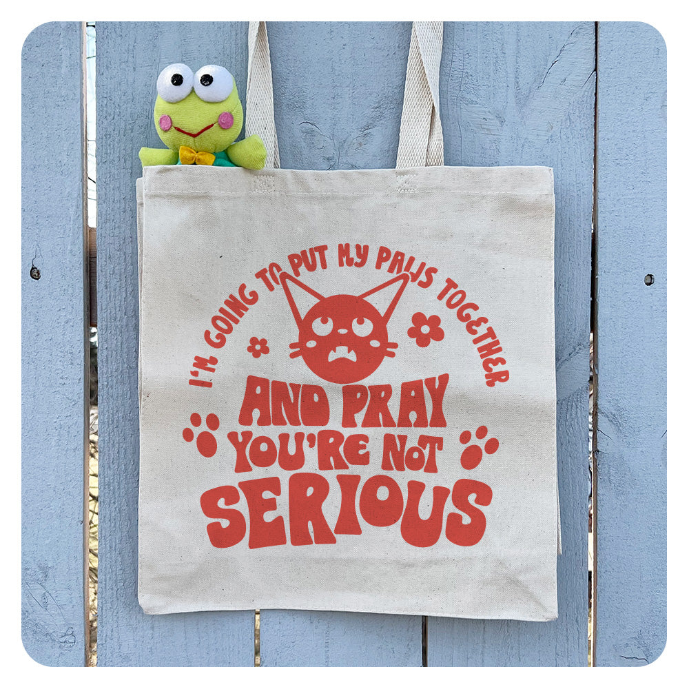 Put my Paws Together Tote Bag