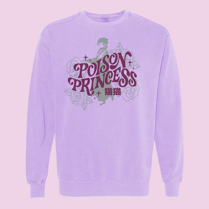 Poison Princess Comfort Colors Crewneck Sweatshirt