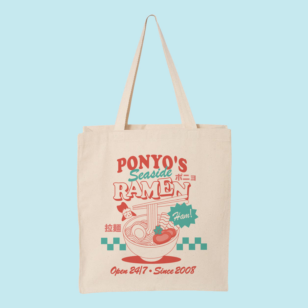 Ponyo's Seaside Ramen Tote Bag