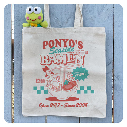 Ponyo's Seaside Ramen Tote Bag