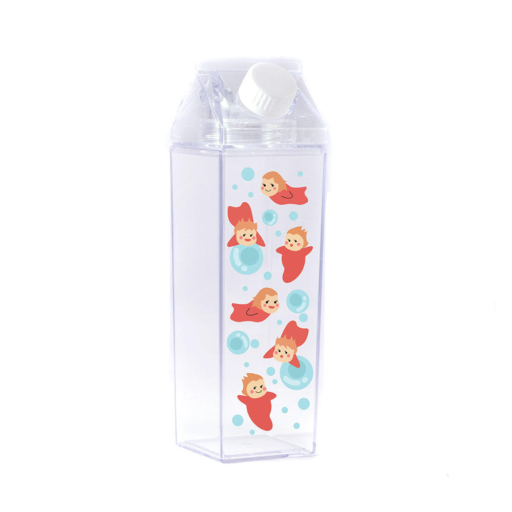 Fish Sisters Milk Carton Bottle