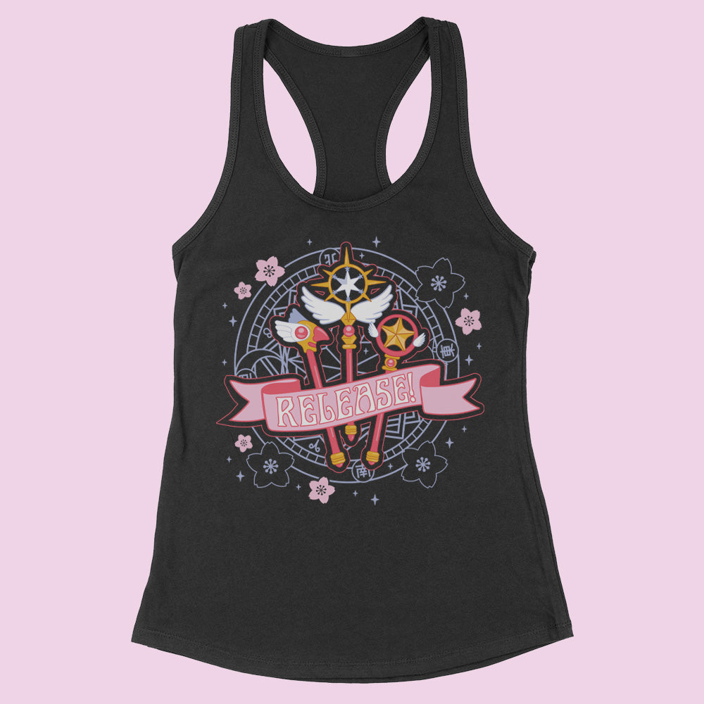 Release Magical Girl Wands Racerback Tank