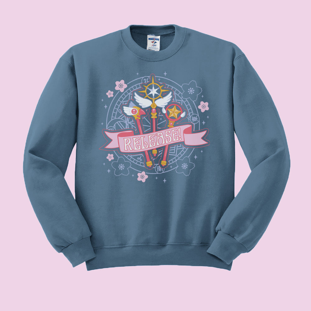 Release Magical Girl Wands Crewneck Sweatshirt