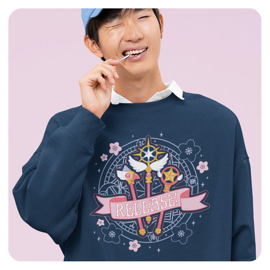 Release Magical Girl Wands Crewneck Sweatshirt