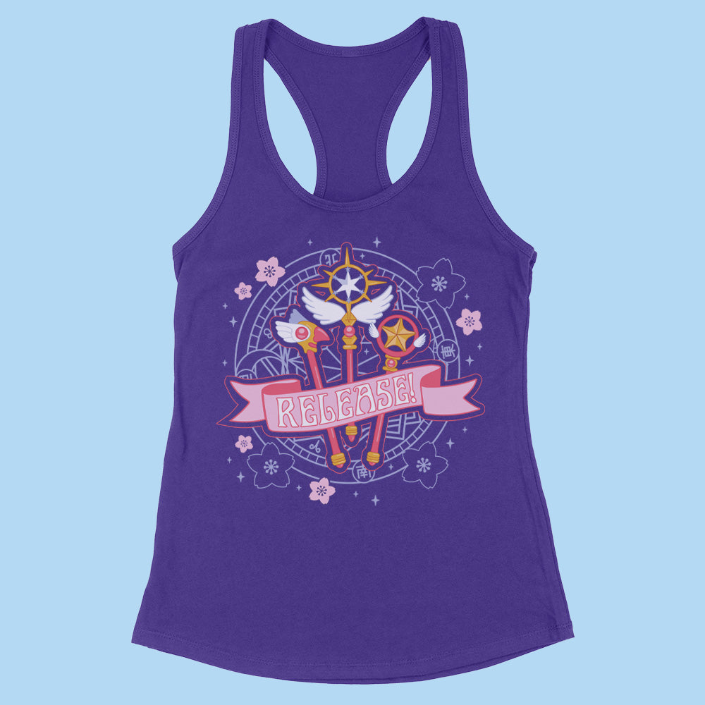 Release Magical Girl Wands Racerback Tank