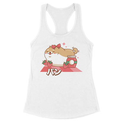 Shiba Inu Bread Loaf Racerback Tank