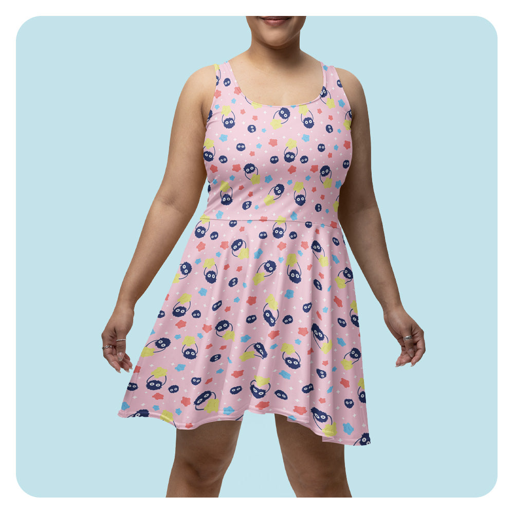 Soot Sprites Patterned Skater Dress