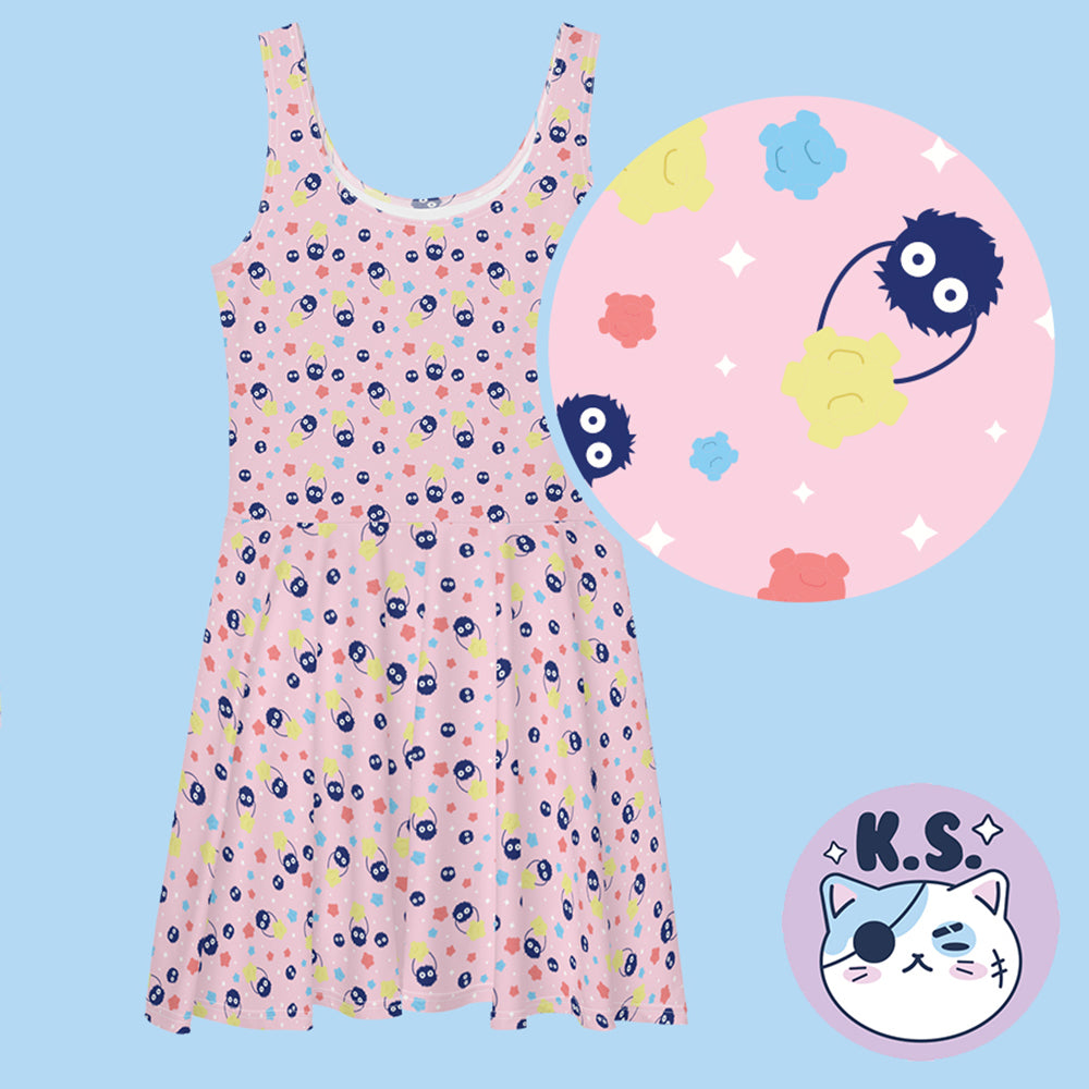 Soot Sprites Patterned Skater Dress