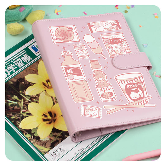 Convenient Store Snacks A5 Journal Binder