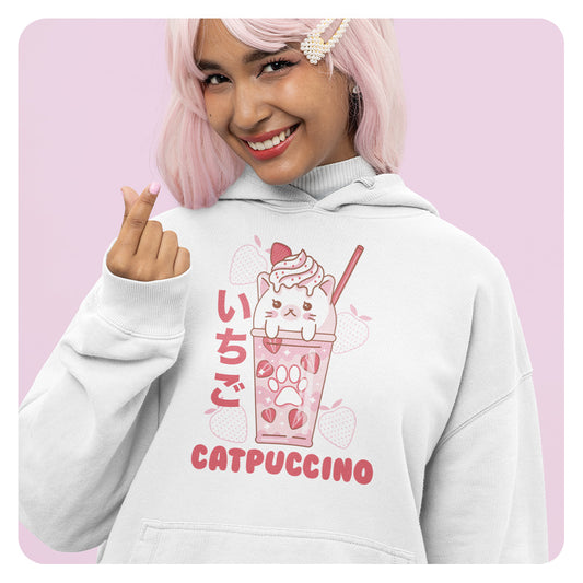 Strawberry Catpuccino Hoodie