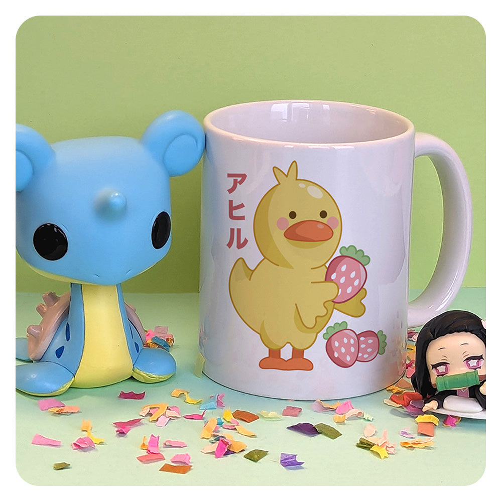 Strawberry Duck Mug