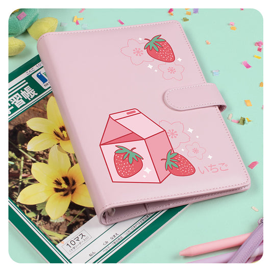 Strawberry Milk A5 Journal Binder