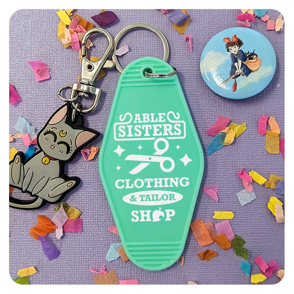 Able Sisters Clothing and Tailor Shop Keychain