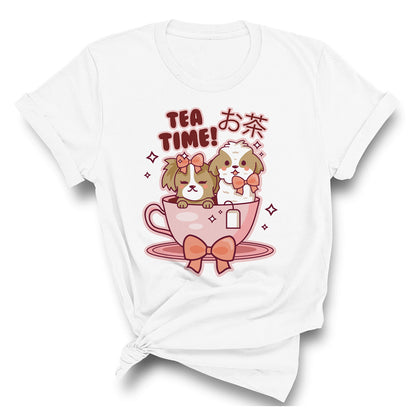 Tea Time Puppies T-Shirt