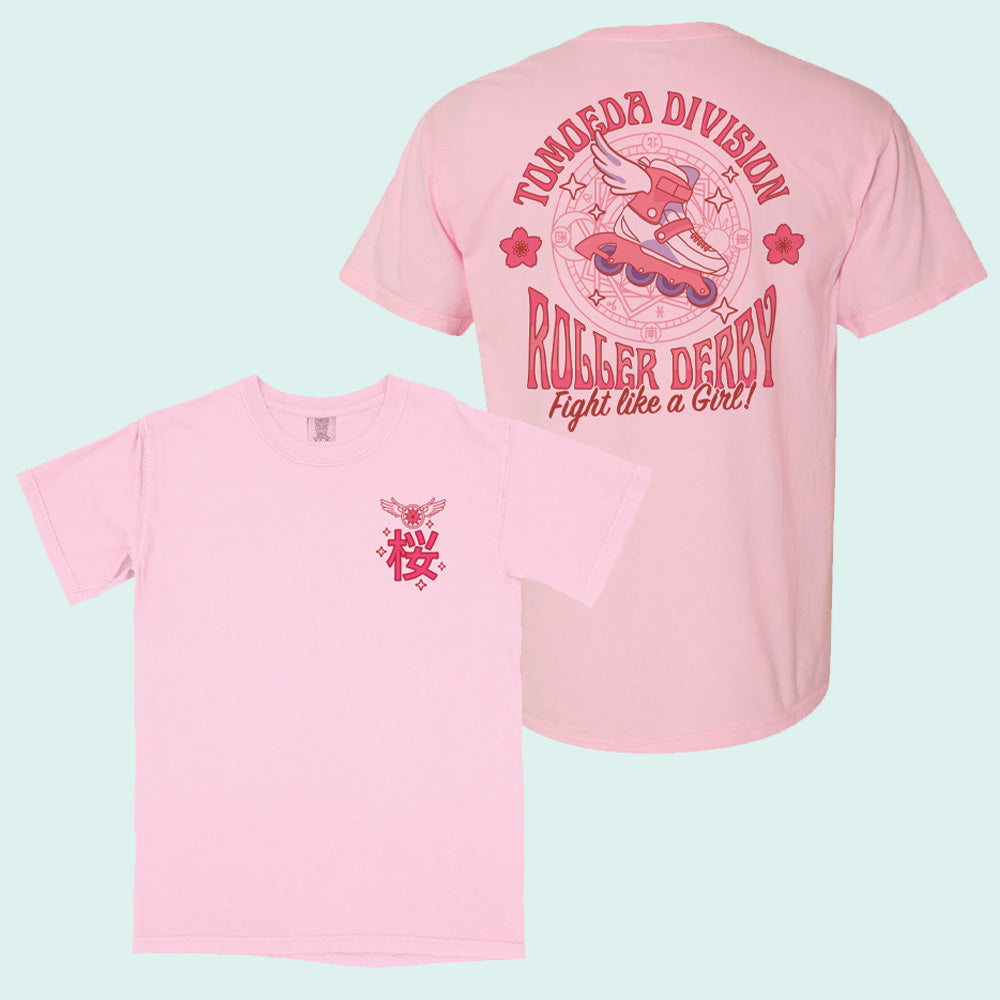 Tomoeda Division Roller Derby Comfort Colors T-Shirt