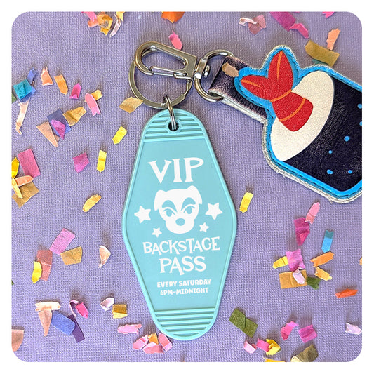 KK Slider VIP Backstage Pass Keychain