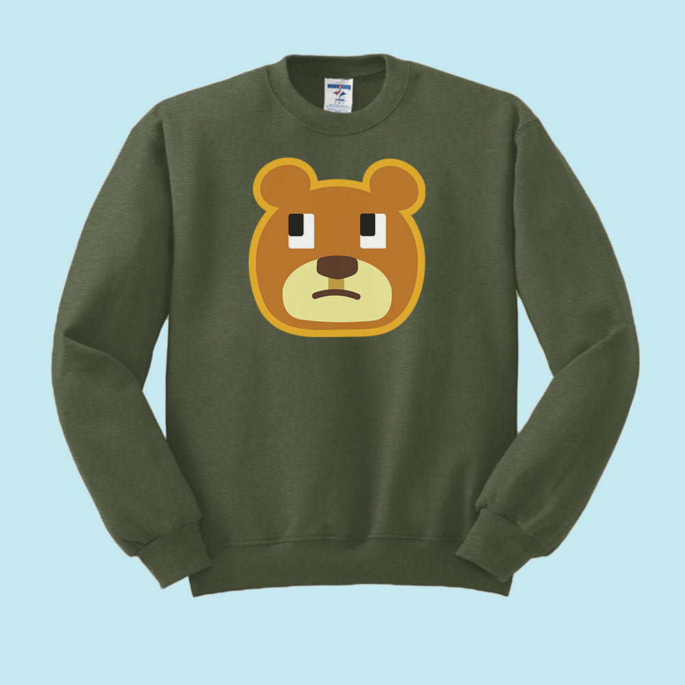 Animal Villager Bear Tee Crewneck Sweatshirt