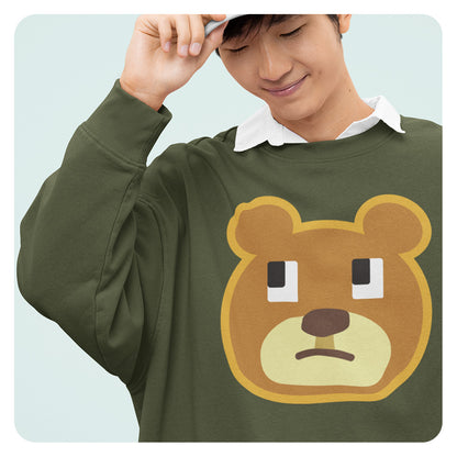 Animal Villager Bear Tee Crewneck Sweatshirt