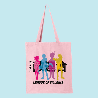 League of Villains Tote Bag