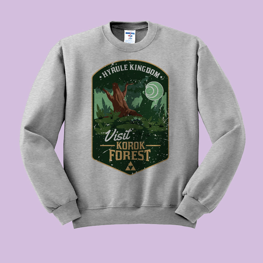 Visit Korok Forest Crewneck Sweatshirt