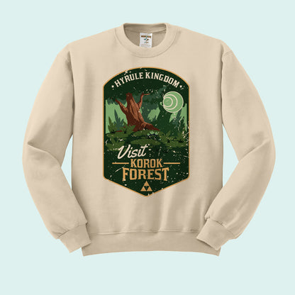 Visit Korok Forest Crewneck Sweatshirt