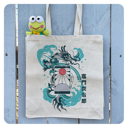 Water Dragon Hanafuda Tote Bag