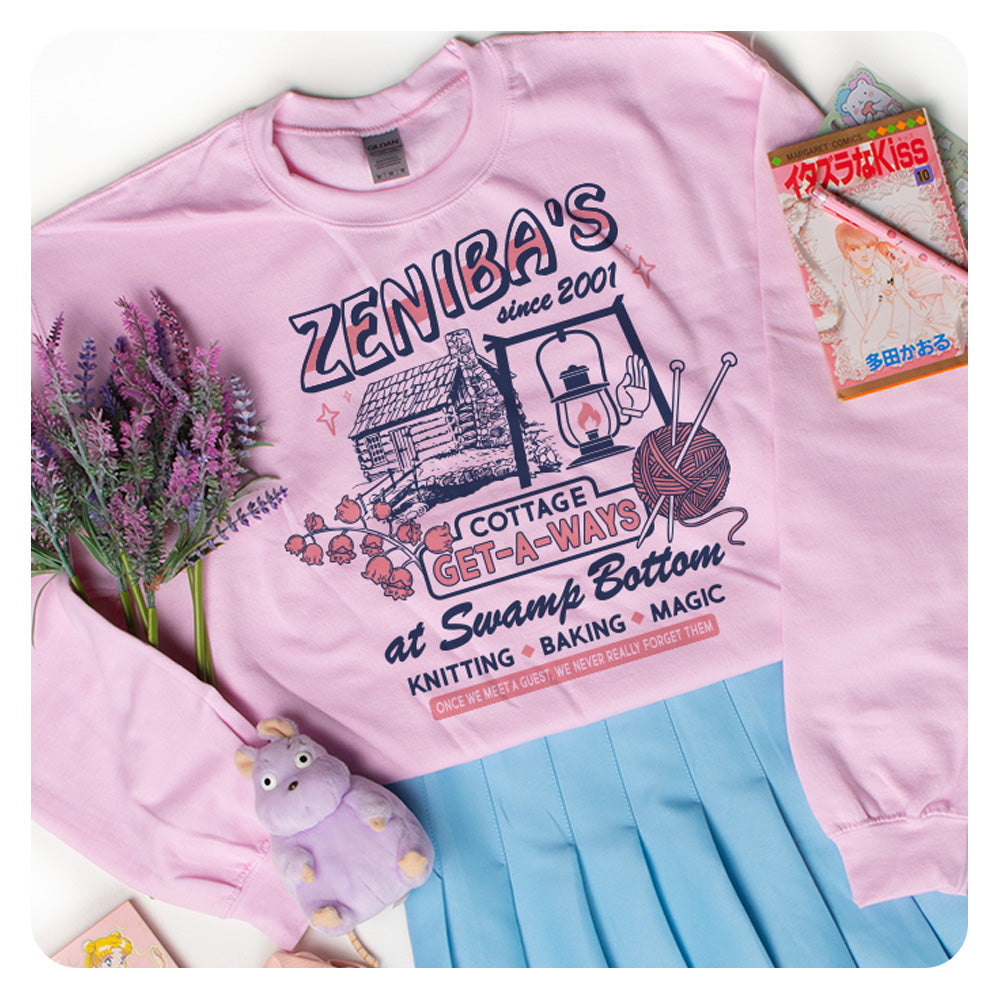 Zeniba's Cottage Get-a-Ways Crewneck Sweatshirt