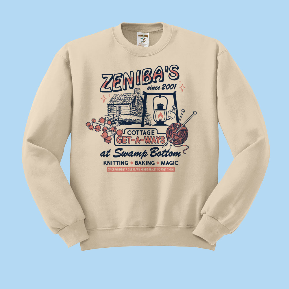 Zeniba's Cottage Get-a-Ways Crewneck Sweatshirt