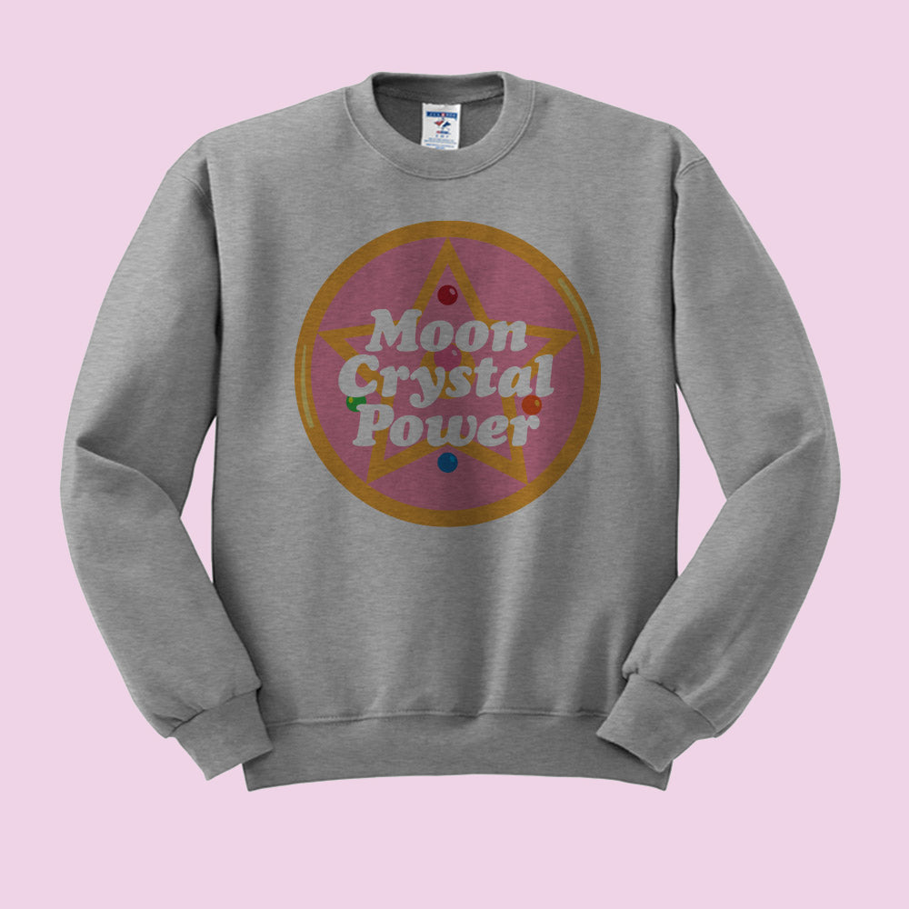 Moon Crystal Power Crewneck Sweatshirt