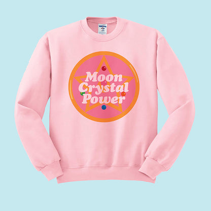 Moon Crystal Power Crewneck Sweatshirt