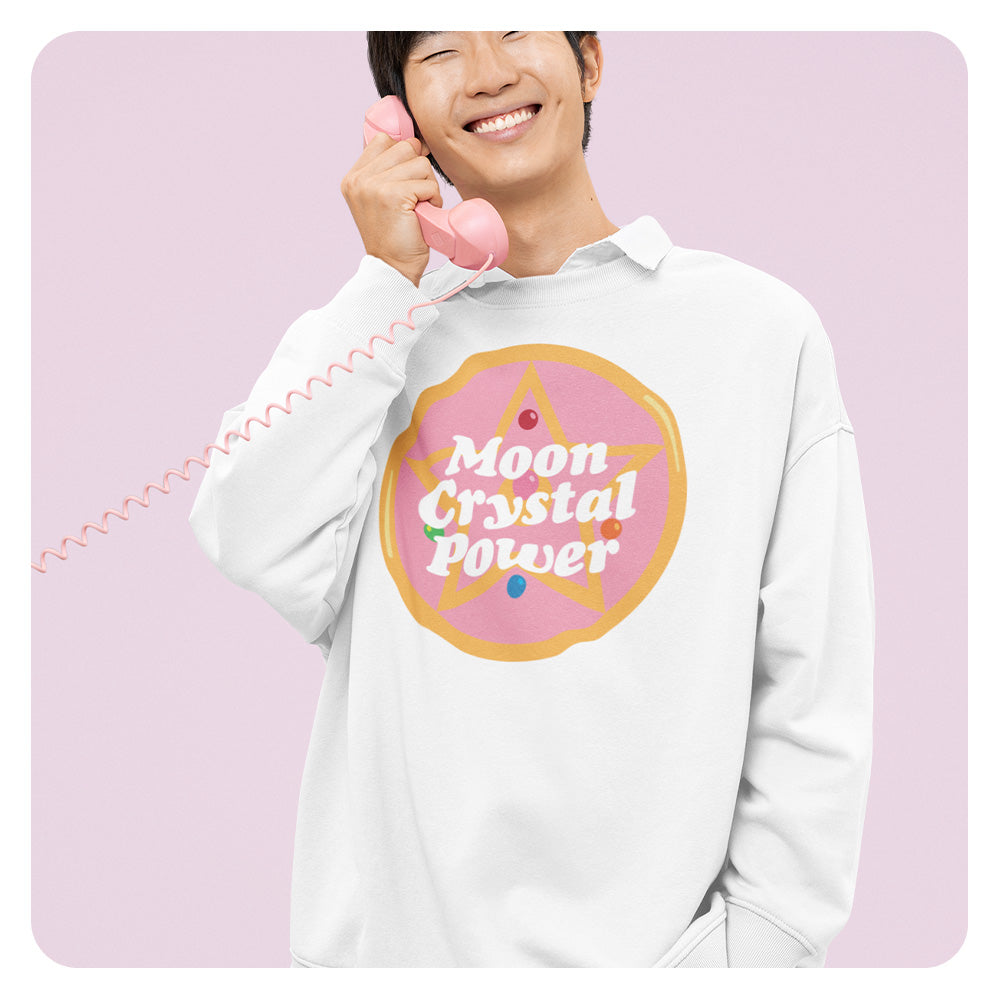 Moon Crystal Power Crewneck Sweatshirt