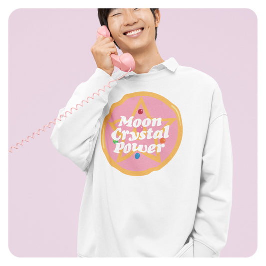 Moon Crystal Power Crewneck Sweatshirt